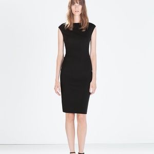 Zara black sheath dress Size XS